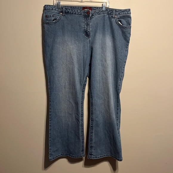Vintage MXM size 22 bootcut jeans - Picture 1 of 12
